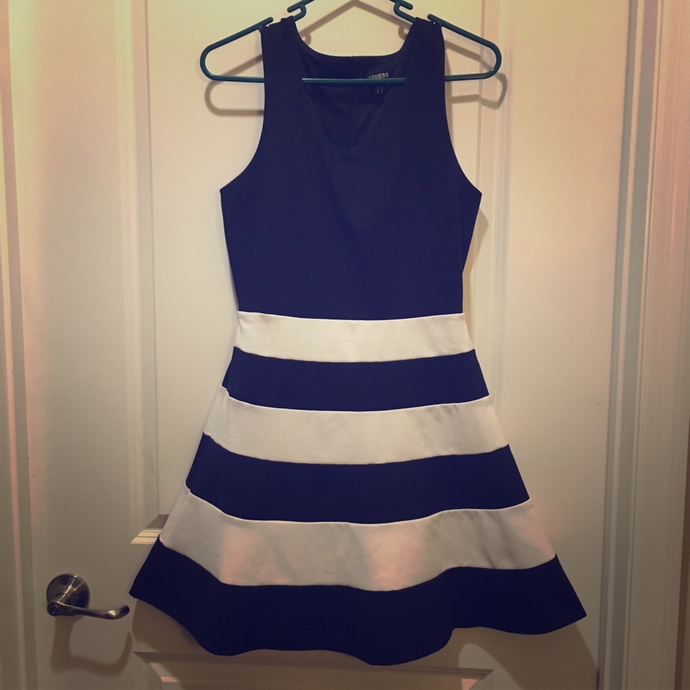 (SM) Black and white dress from Express